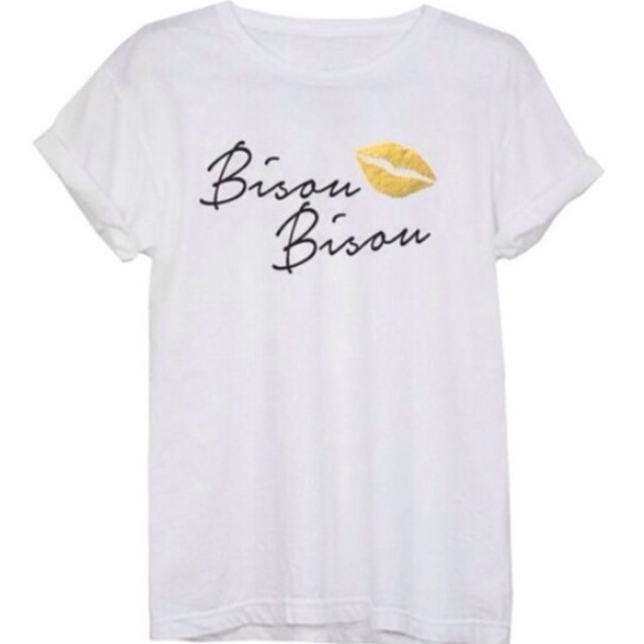 t+j Designs Bisou Bisou Graphic Tee - Picture 4 of 4